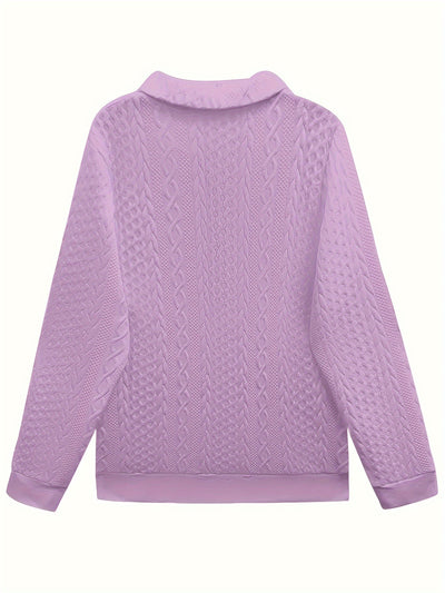 Herfst™ | Trendy Elegante Herfst En Winter Effen Kleur Dames Sweatshirt