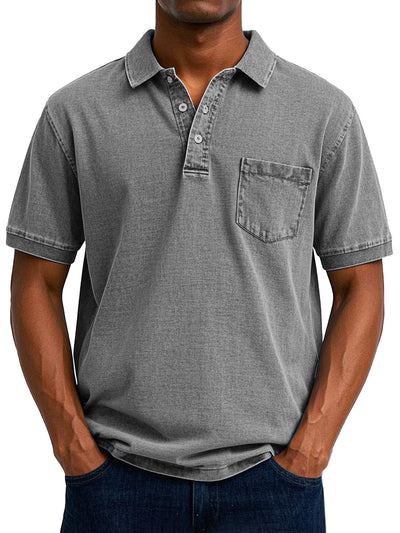 Van Tijdloos™ | Vintage casual poloshirt voor heren