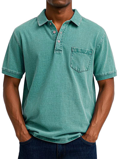 Van Tijdloos™ | Vintage casual poloshirt voor heren