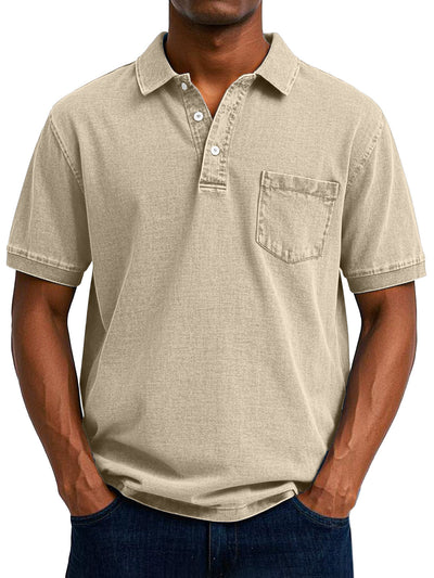 Van Tijdloos™ | Vintage casual poloshirt voor heren