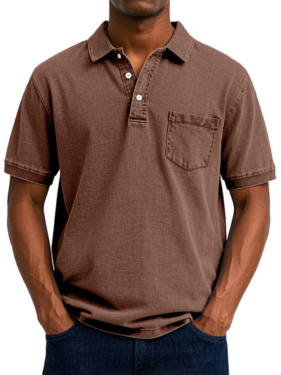 Van Tijdloos™ | Vintage casual poloshirt voor heren