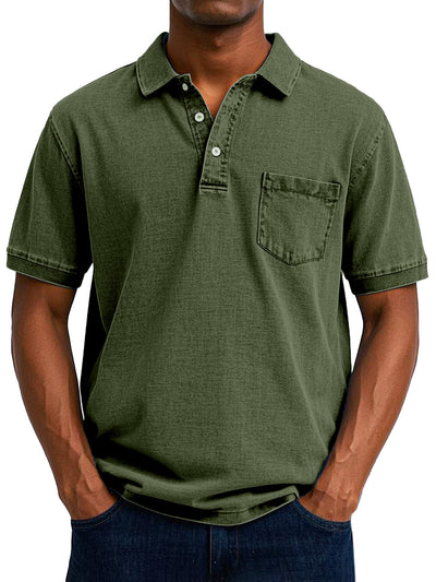 Van Tijdloos™ | Vintage casual poloshirt voor heren