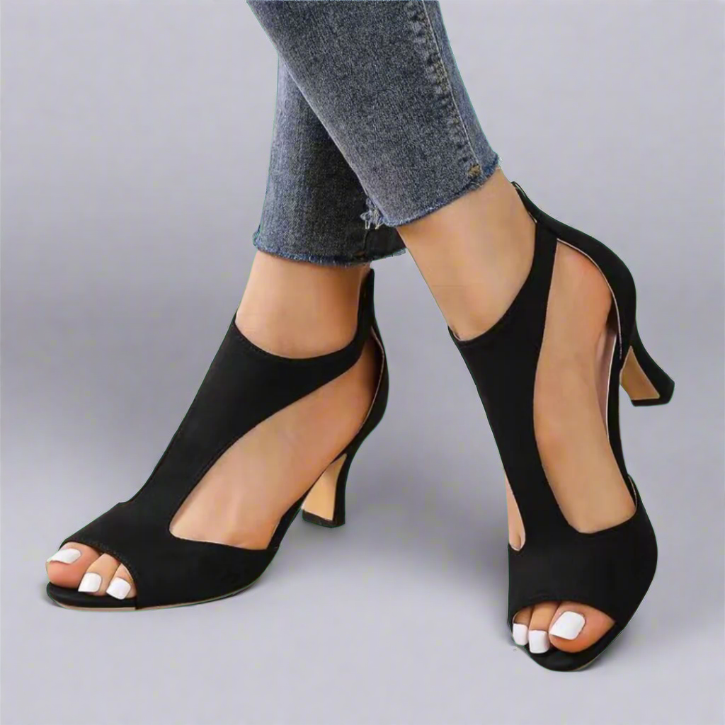 Marga | Orthopedische Sandalen met Chique Hak