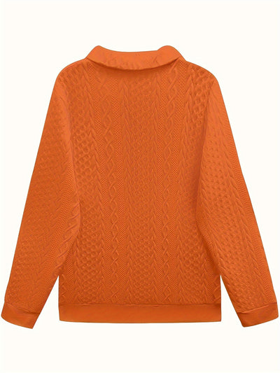 Herfst™ | Trendy Elegante Herfst En Winter Effen Kleur Dames Sweatshirt