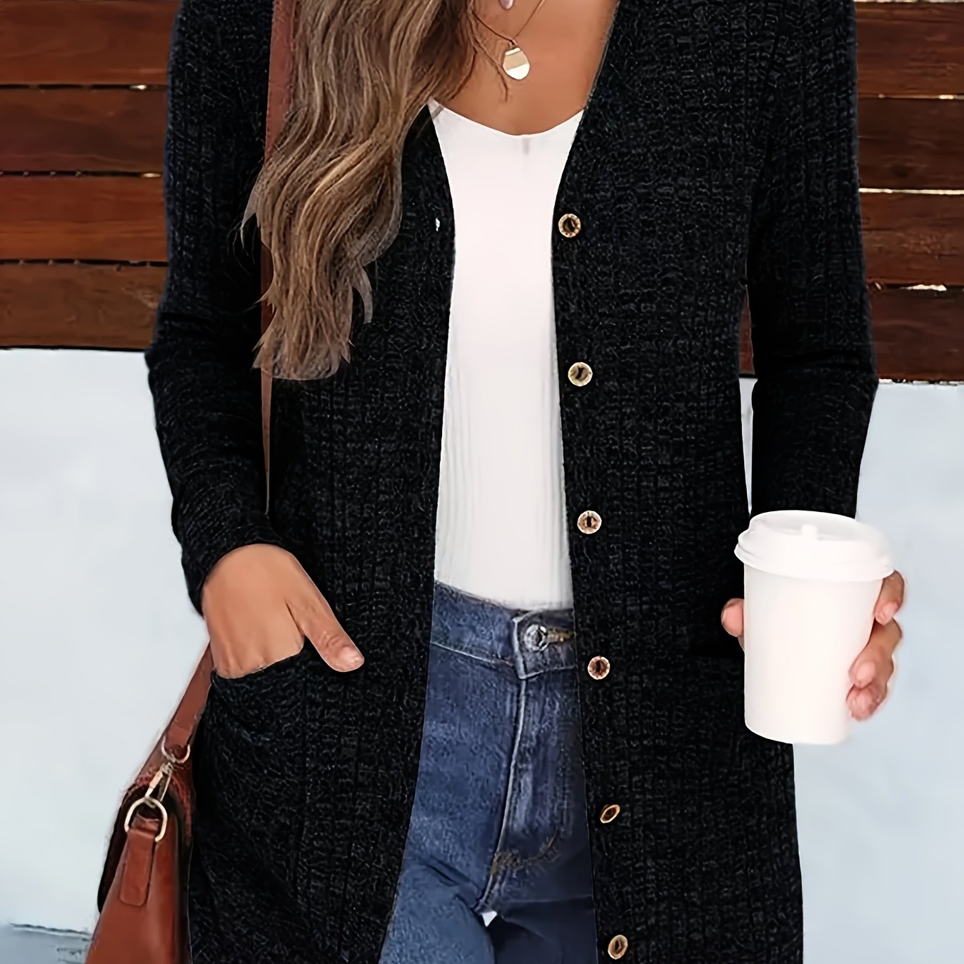 V-hals™ | Dames Elegante V-hals Cardigan