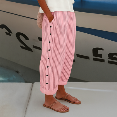 Jorine™ | Linnen broek