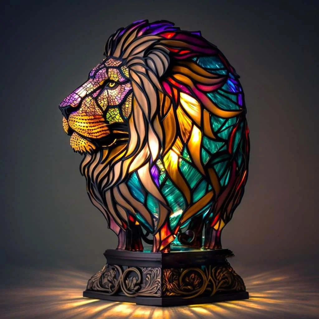 Miep | Magische Leeuwenlamp van Gekleurd