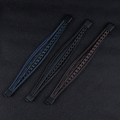 Viking Band - Leren Gevlochten Ragnar Armband
