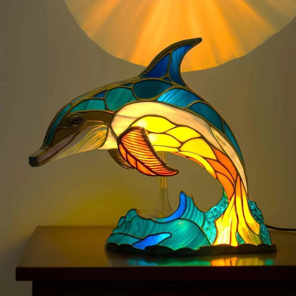 Knabbel | Dolfijnlamp Magisk van gekleurd