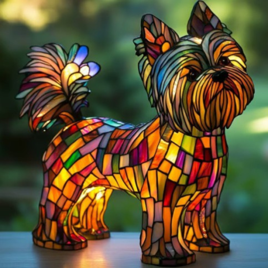 Bibi | Magische lamp in de vorm van een hond in kleur