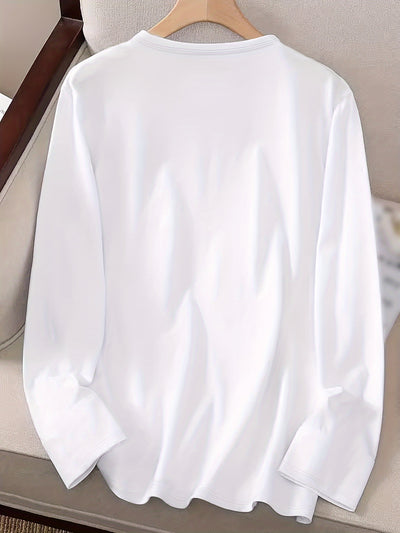3™ | Set Van 3 Casual Crew Neck Lange Mouwen T-shirts