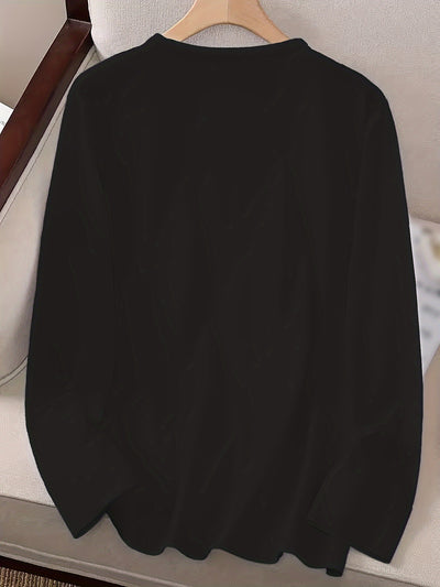 3™ | Set Van 3 Casual Crew Neck Lange Mouwen T-shirts