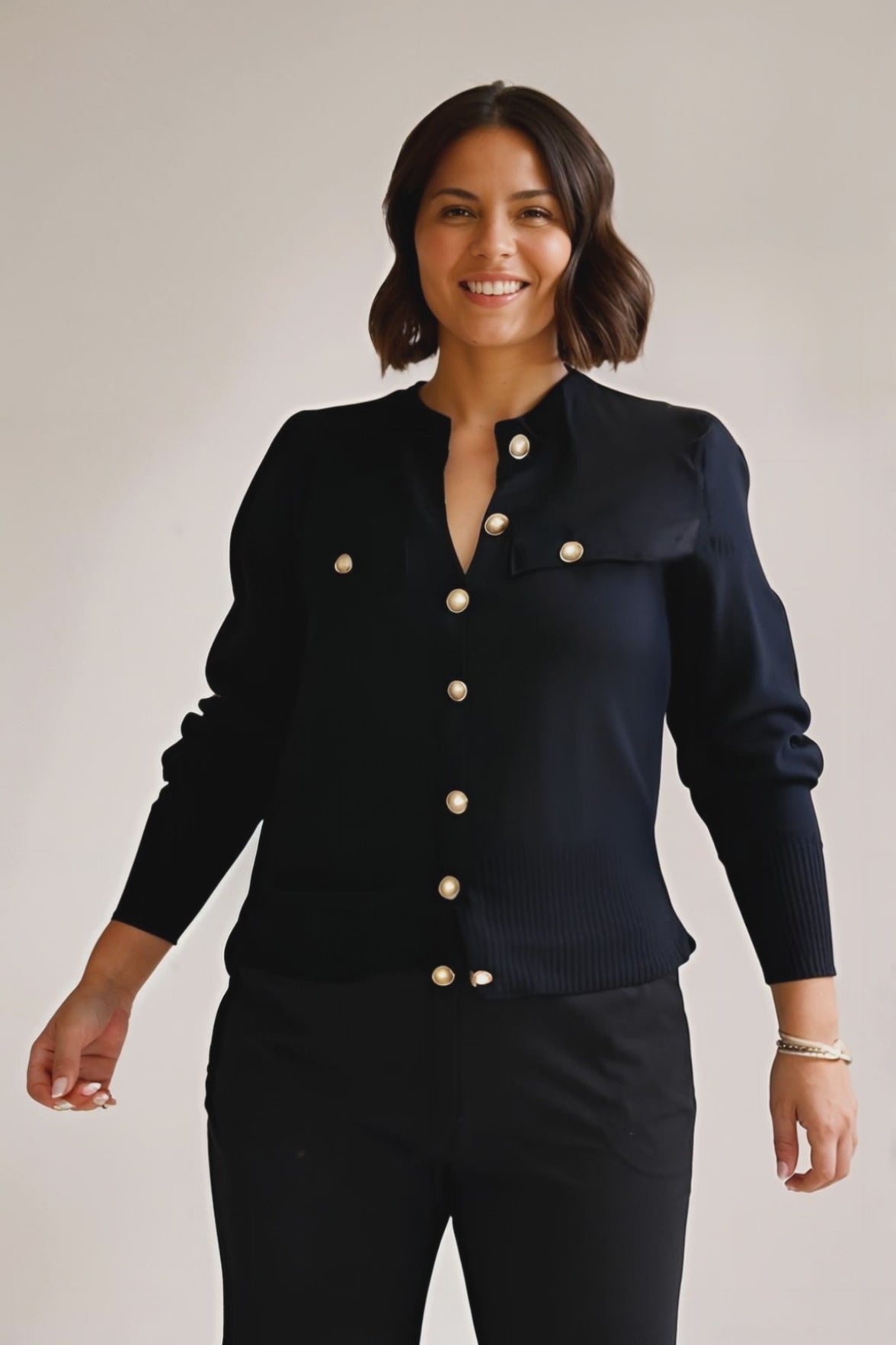 Lange™ | 2025 Herfst Lange Mouwen Dames Cardigan